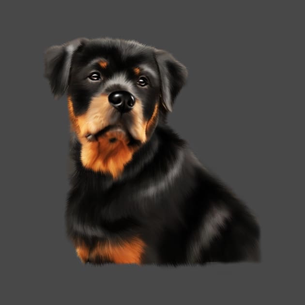 Rottweiler Dog, Dog Lover by dukito