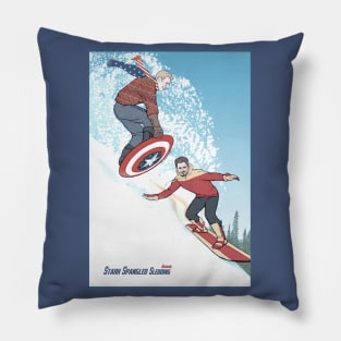 Spangled Sledding Pillow