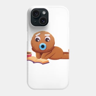 Christmas Sticker, Ginger Man Sticker Phone Case