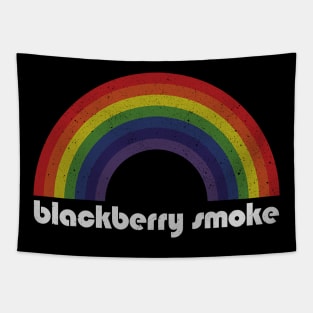 Blackberry Smoke / Vintage Rainbow Design // Fan Art Design Tapestry