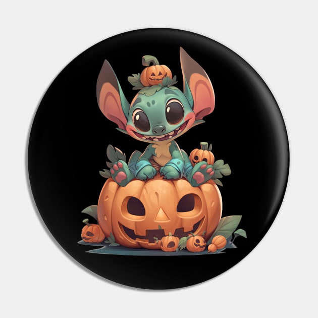 Ohana Pumpkins Pin by Genbu