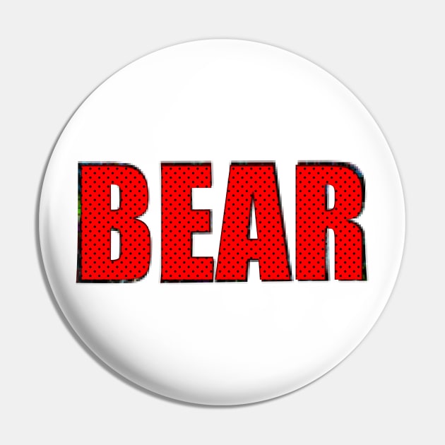 Red bear Pin by stefy