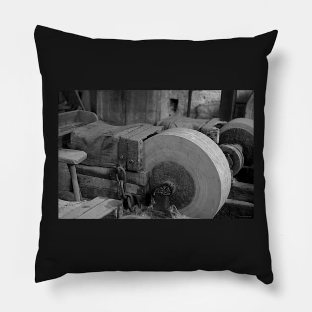 Shepherd Wheel is a working museum Pillow by Simon-dell