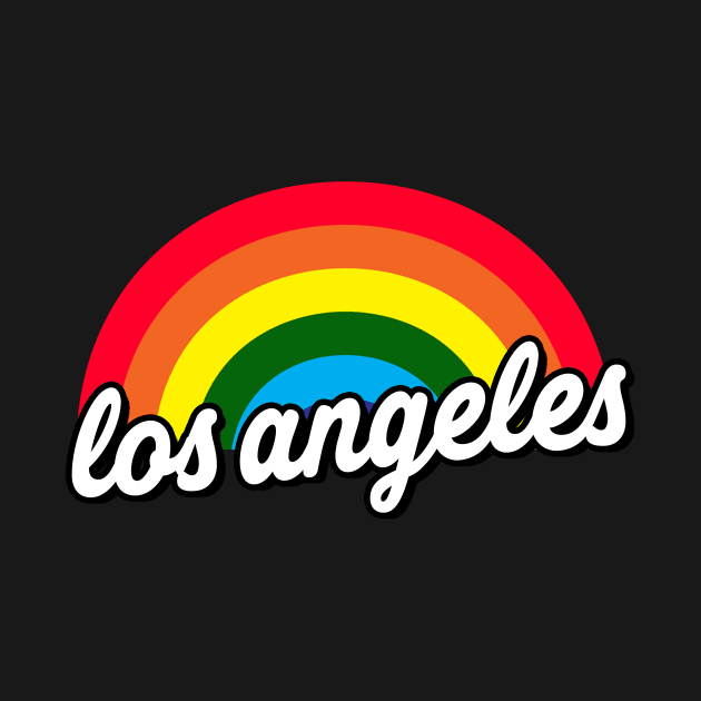 Los Angeles Gay Pride LA Rainbow Flag LGBT by McNutt