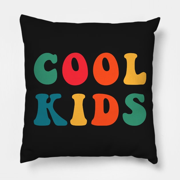 Cool Kids Pillow by CityNoir
