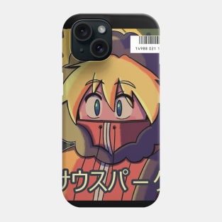 Vaporwave anime cartoon retro aesthetic Phone Case