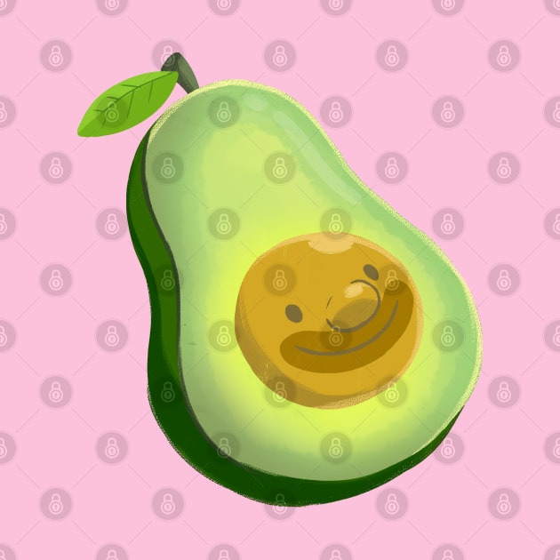 Avocado Smile by Art By Ridley