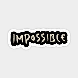 Hand Drawn Impossible Magnet