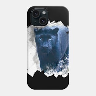 Black Panther Animal Wildlife Jungle Nature Adventure Watercolor Phone Case