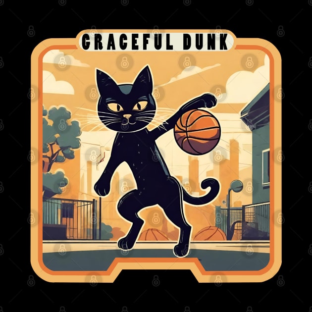 Black cat baller by Ilustradamus