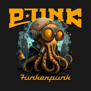 PUNK Graffiti Octopus T-Shirt