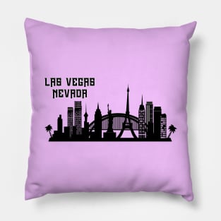 Las Vegas Nevada skyline Pillow