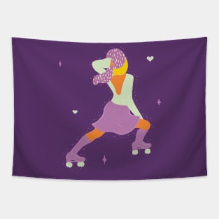 Roller Girl Tapestry