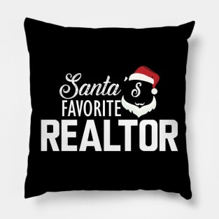 Realtor - Santa's favorite realtor Pillow