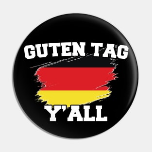 Guten Tag you all, Germany gift idea, good day german Pin