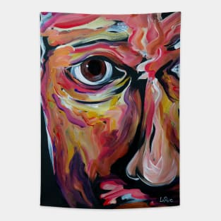 Abstract Face Tapestry