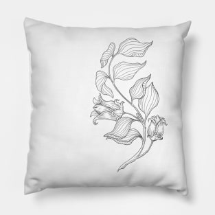 Sprig of rose Pillow