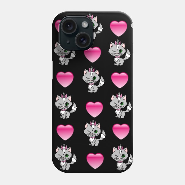 Evil Sweetheart Kitty Phone Case by imphavok