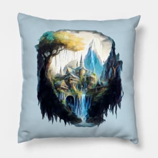 The Last Homely House - Valley of the Elves - Fantasy Pillow