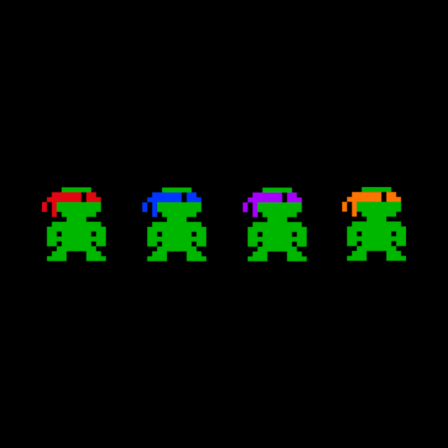 TMNT 8 Bit by Barbadifuoco