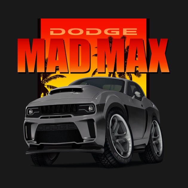 Dodge Challenger "Mad Max" by BoombasticArt