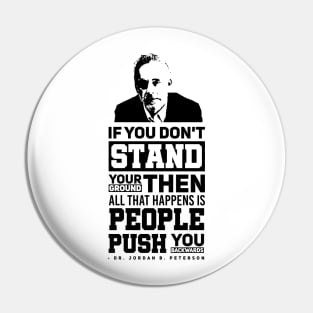 Jordan Peterson: Take a Stand Pin