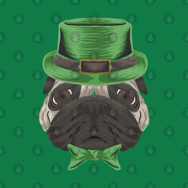 pug st patrick s day by tee4ever