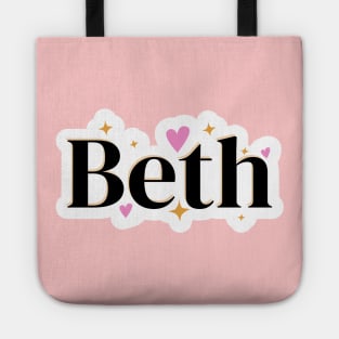 Beth name cute design Tote