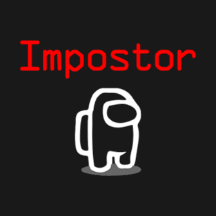 impostor among us character white T-Shirt