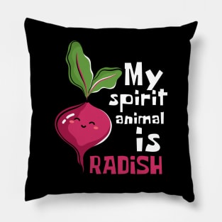 Radishingly Good: My Spirit Animal Is Radish Pillow