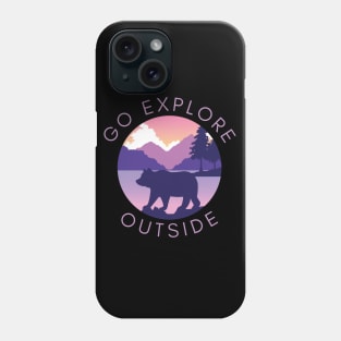 Go explore outside - light Phone Case