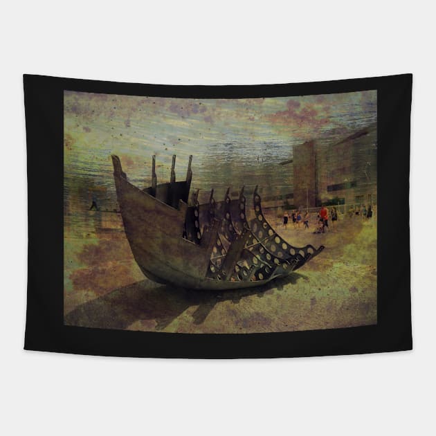 Cardiff Waterworld Tapestry by AlexaZari