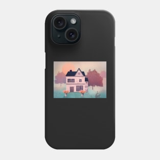 Old house in the sunset Phone Case