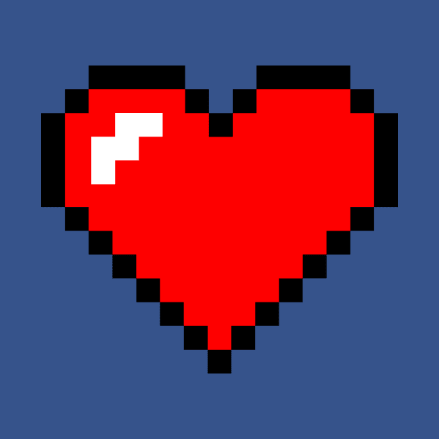 Pixel Heart by richardsimpsonart