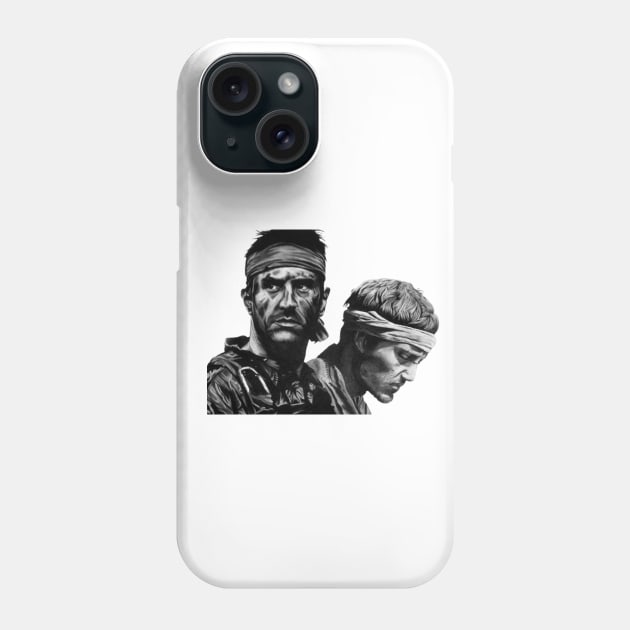 Deer Hunter Sketch Phone Case by Artsimple247