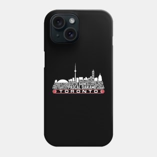 Toronto Basketball Team 23 Player Roster, Toronto City Skyline Phone Case