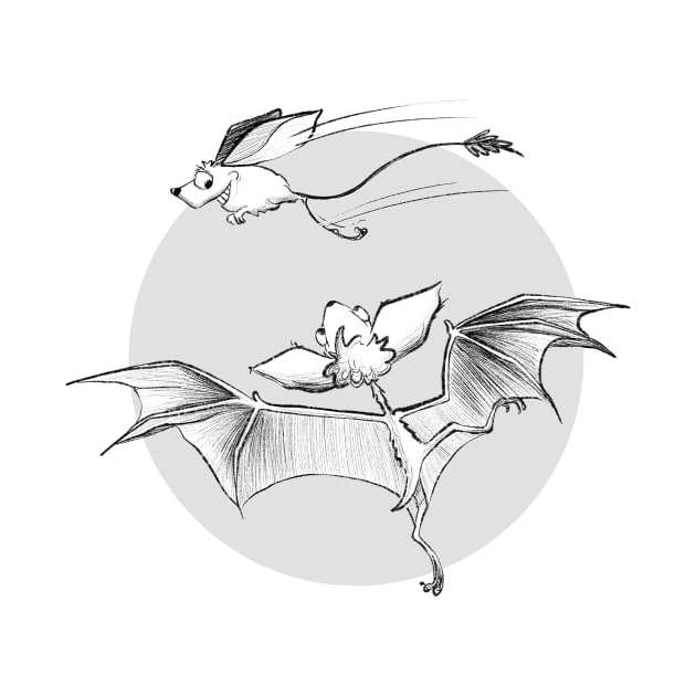 Bat & Jerboa by Jason's Doodles