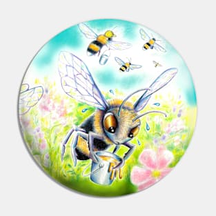 Working Bees Pin