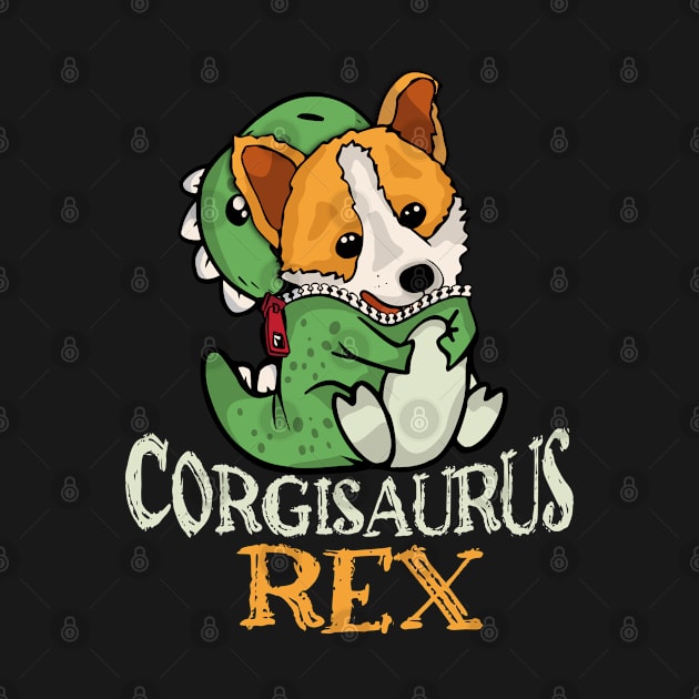 Cute Corgi Gift Women Dinosaur Trex Dog Owner Dog Lover Corgi by PomegranatePower