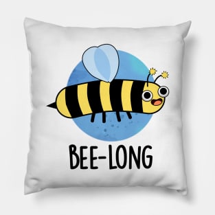 Bee-long Cute Long Insect Bee Pun Pillow