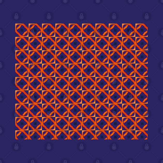 Orange Striped Pattern by RdaL-Design