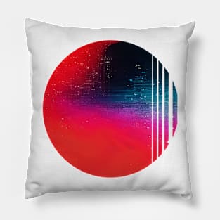 Vaporwave Pattern Pillow