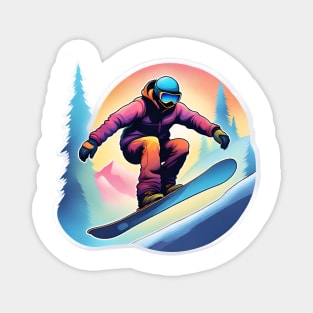 snowboarding Magnet