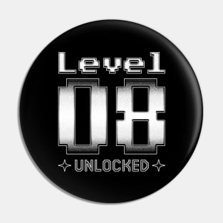 Level 08 Unlocked Pin