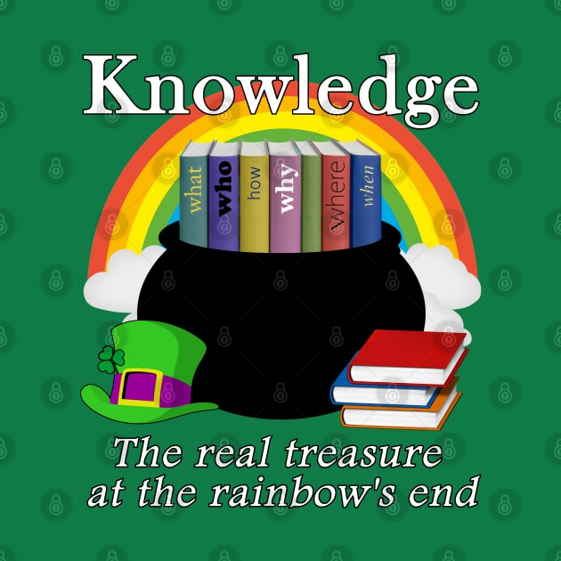 Saint Patrick's Day Teacher Knowledge Is Treasure by Mindseye222