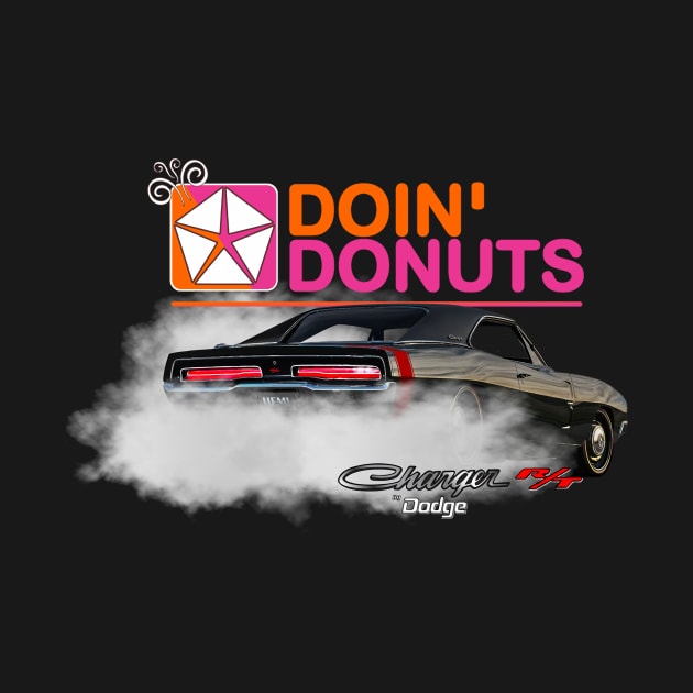 69 Dodge Charger "Doin' Donuts!" by RGDesignIT