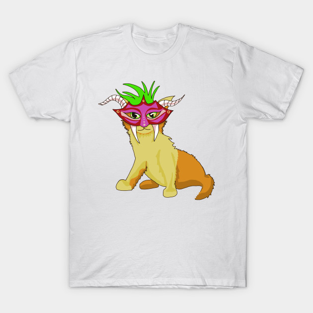 Mardi Gras Cat Party Cat T Shirt Teepublic