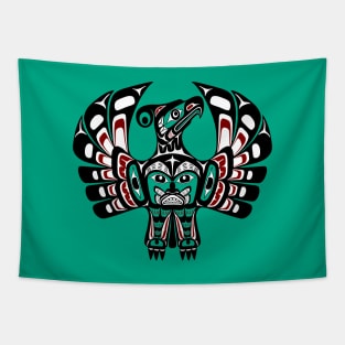 Northwest Pacific coast Haida art Thunderbird Tapestry