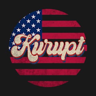 Vintage Kurupt Proud Name Personalized American Flag T-Shirt