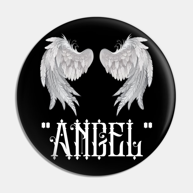 Cool Angel Wings 2 Pin by RoyaltyDesign